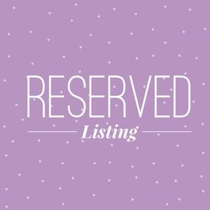 reserved listing